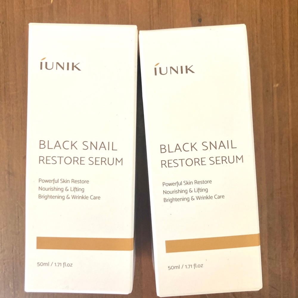 [iUNIK] Black Snail Restore Serum 50ml , 2Pks